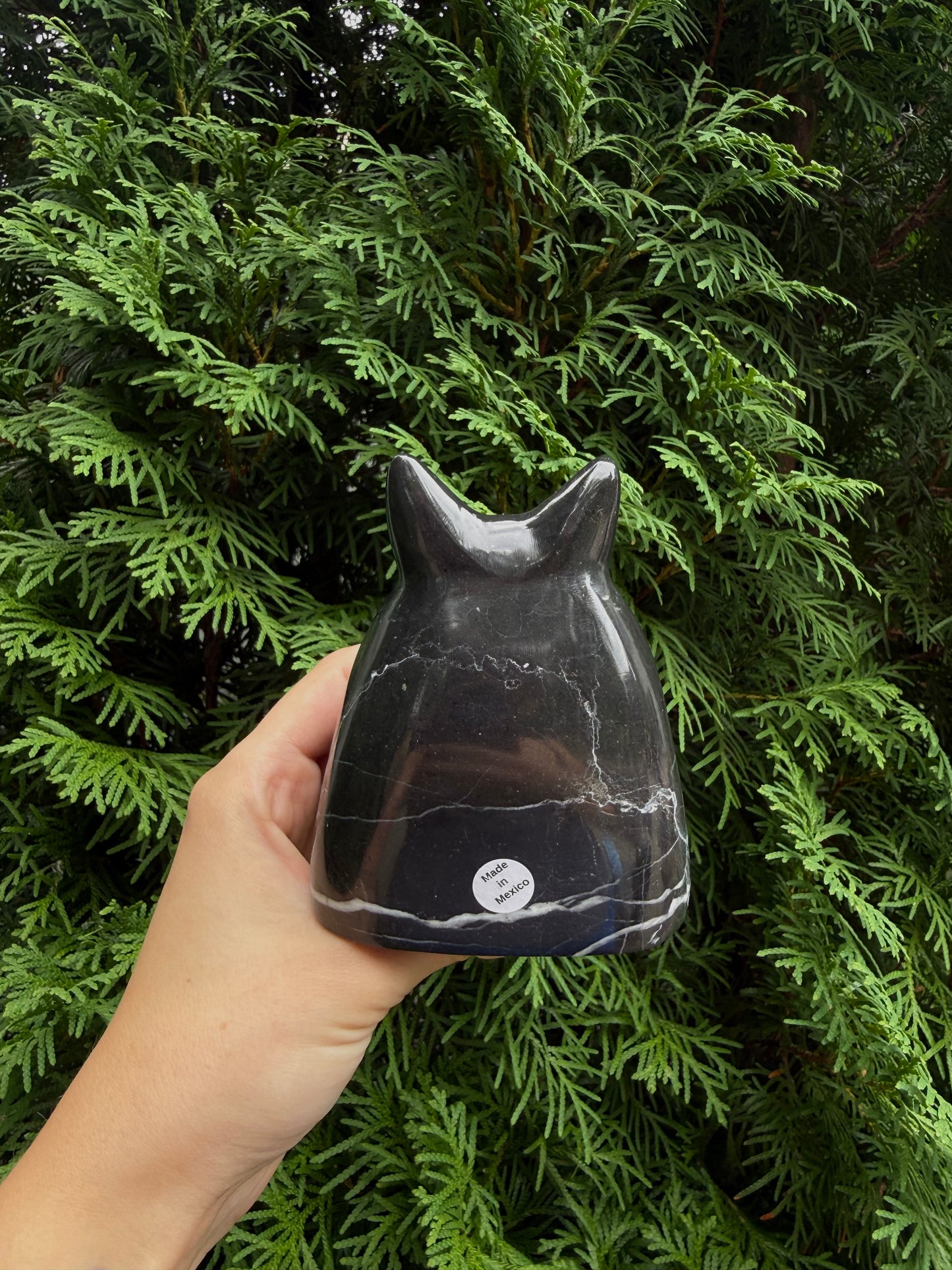 Black Marble Ghost Kitty