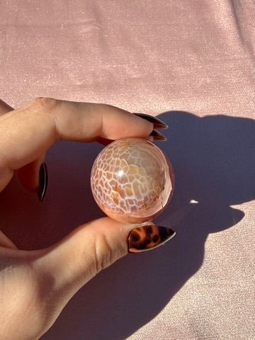 Dragon Fire Agate Egg (Opt 16)