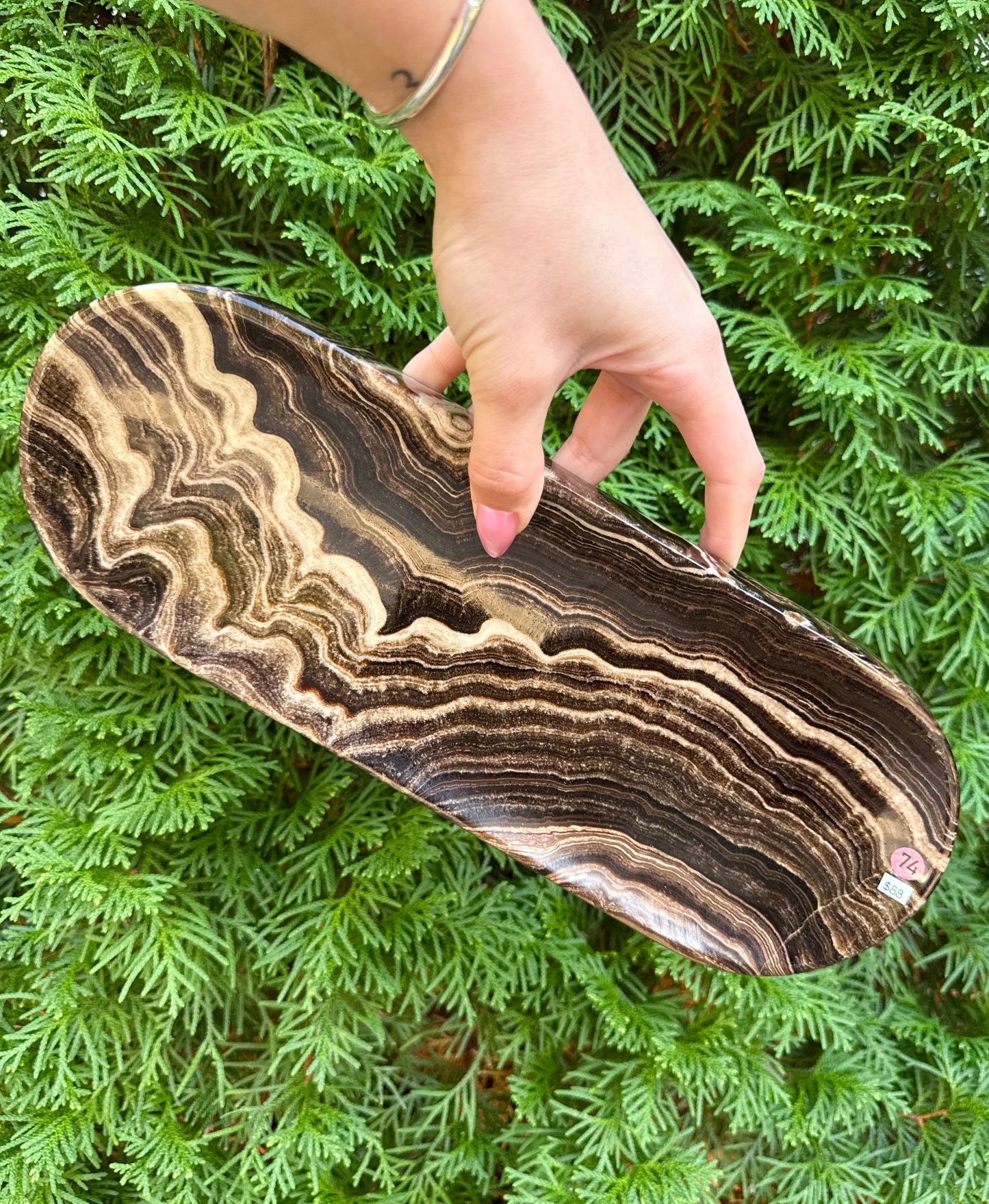Chocolate Onyx Oval Dish (Opt 74)