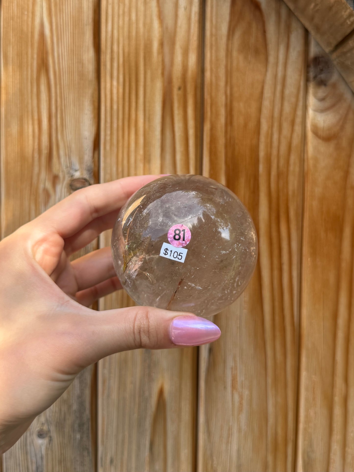 Smoky Quartz Sphere (Opt 81)