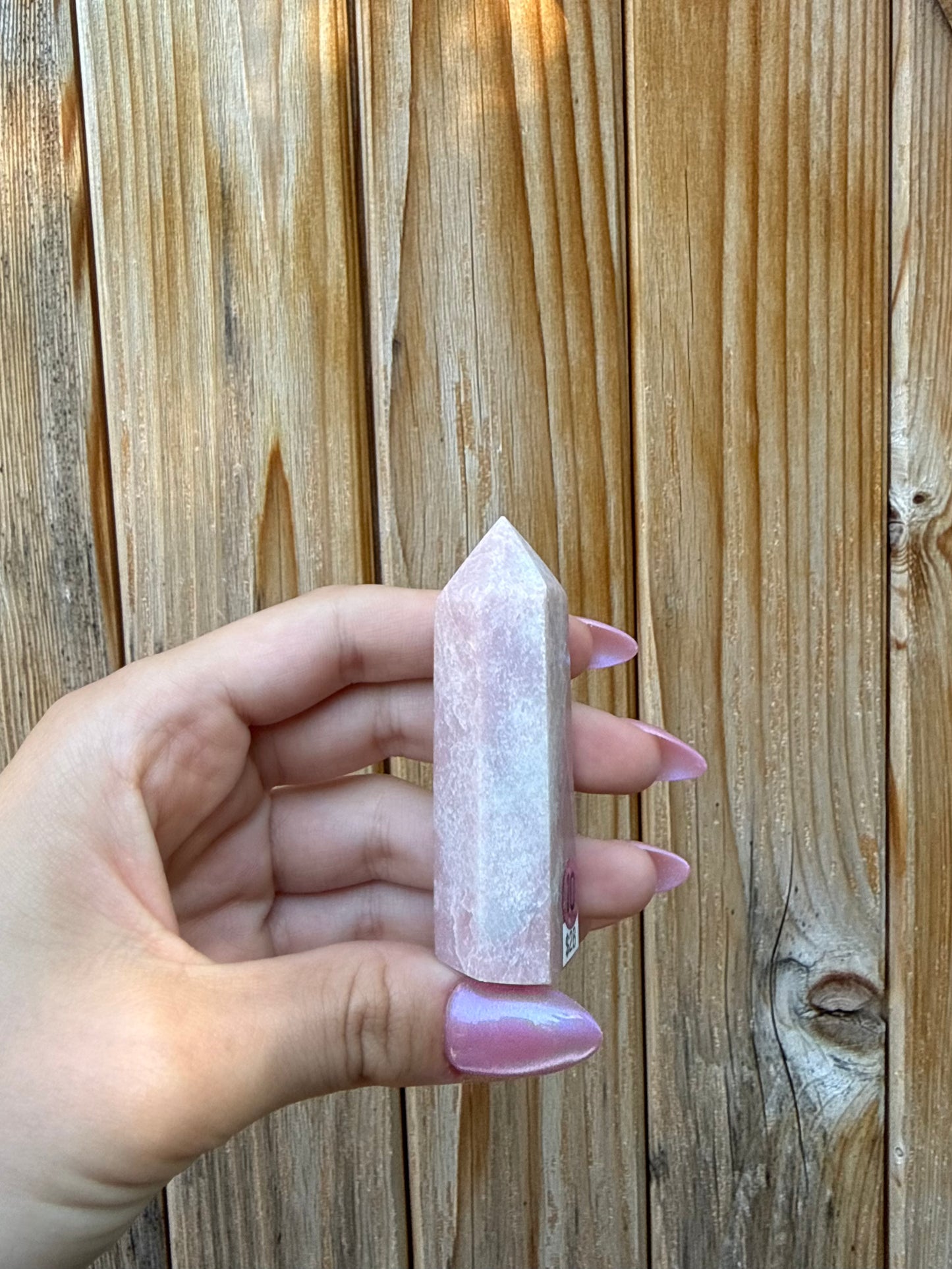Pink Opal Obelisk Mini Tower (Opt 10)