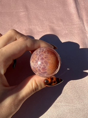 Dragon Fire Agate Egg (Opt 17)