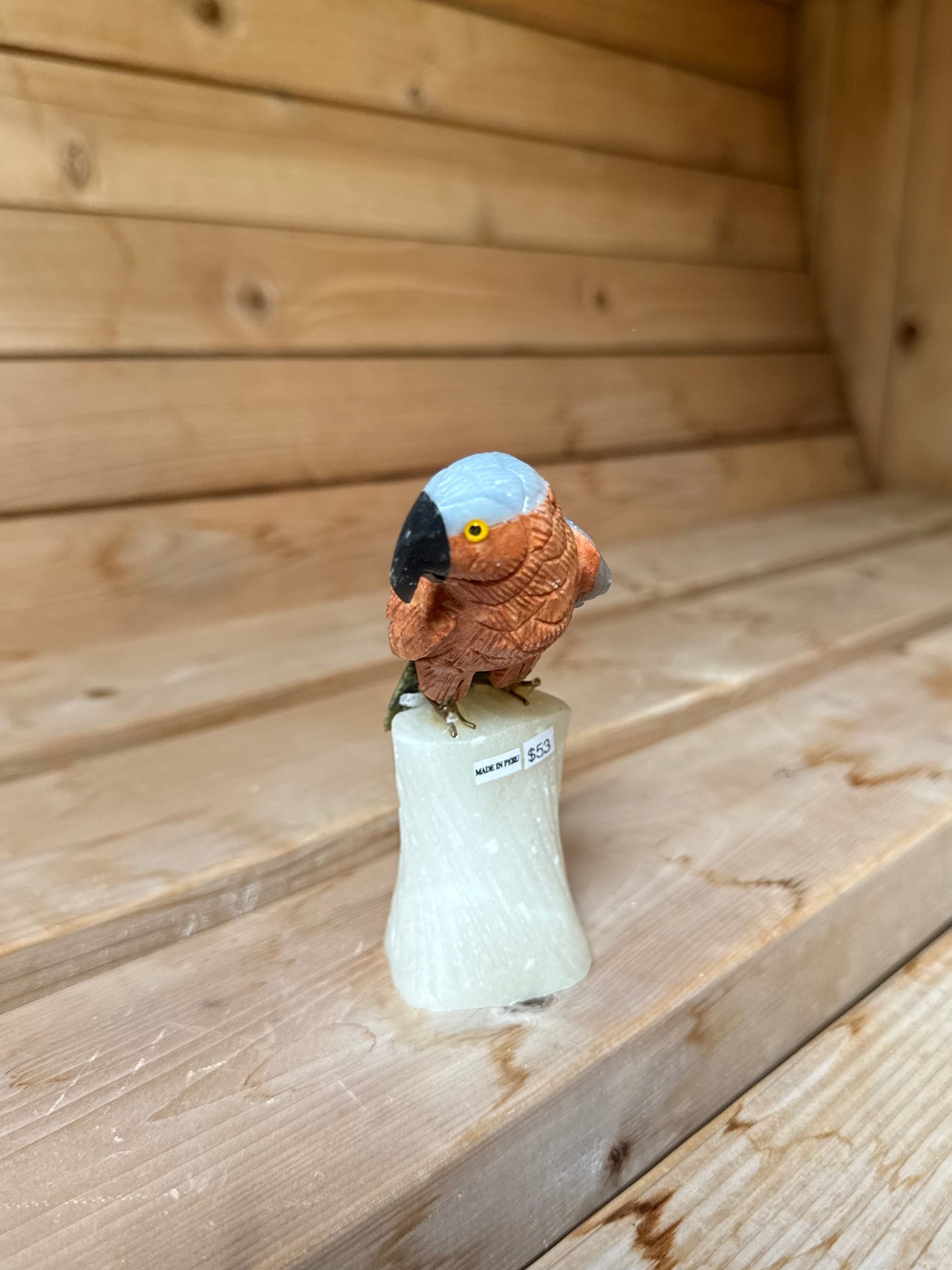 Parrot Bird Carving