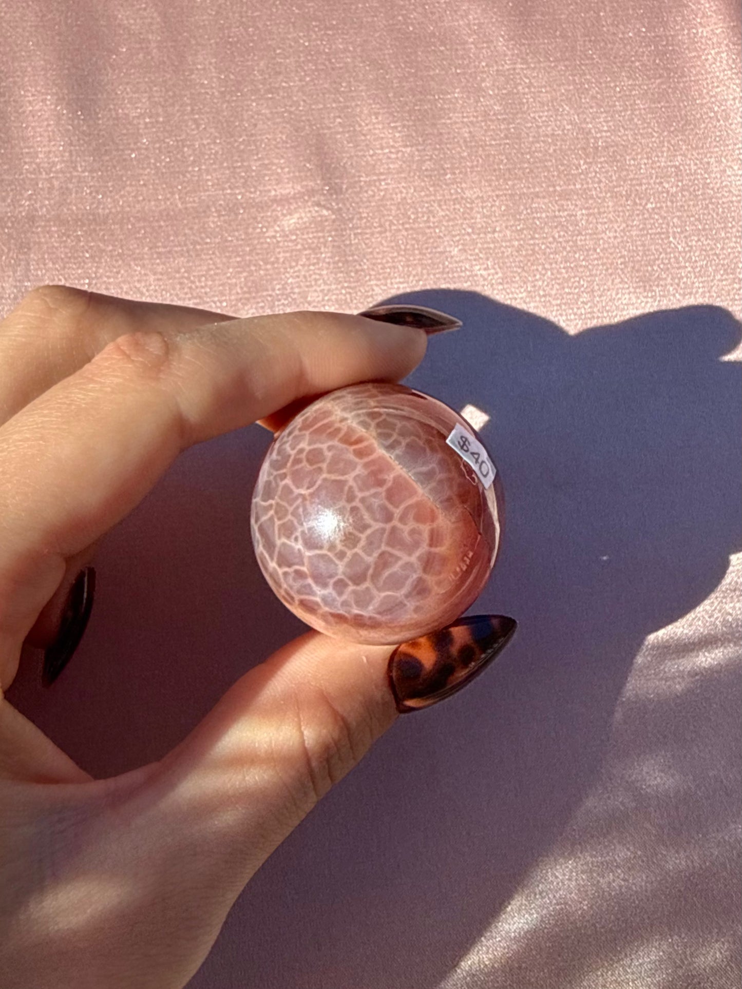 Dragon Fire Agate Egg (Opt 15)