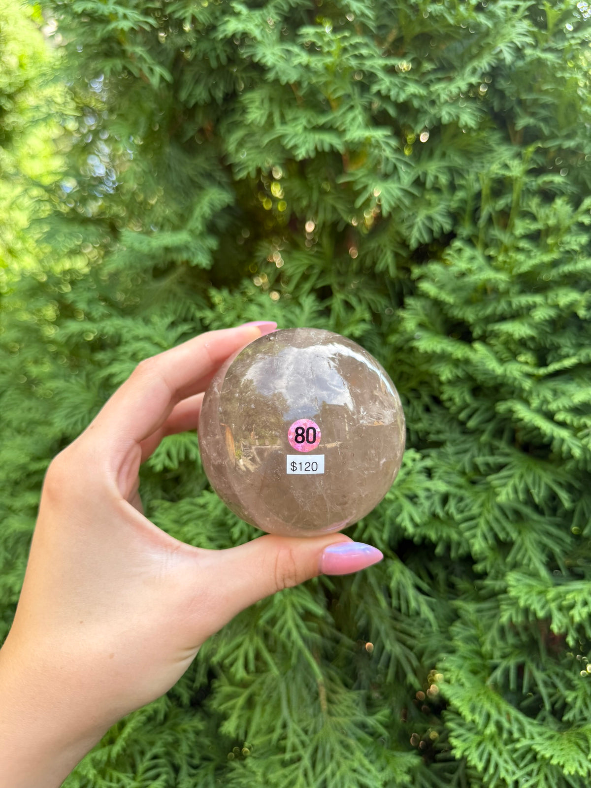 Smoky Quartz Sphere (Opt 80)