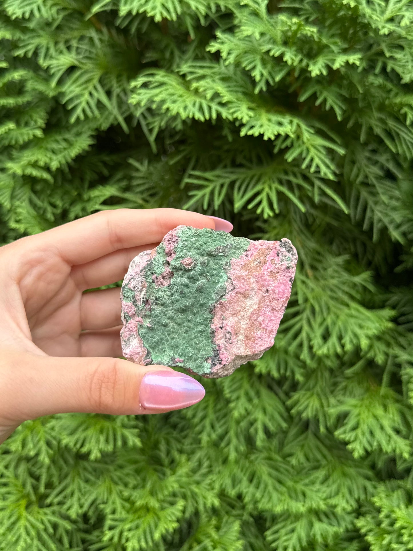 Cobalto Calcite Specimen With Malachite