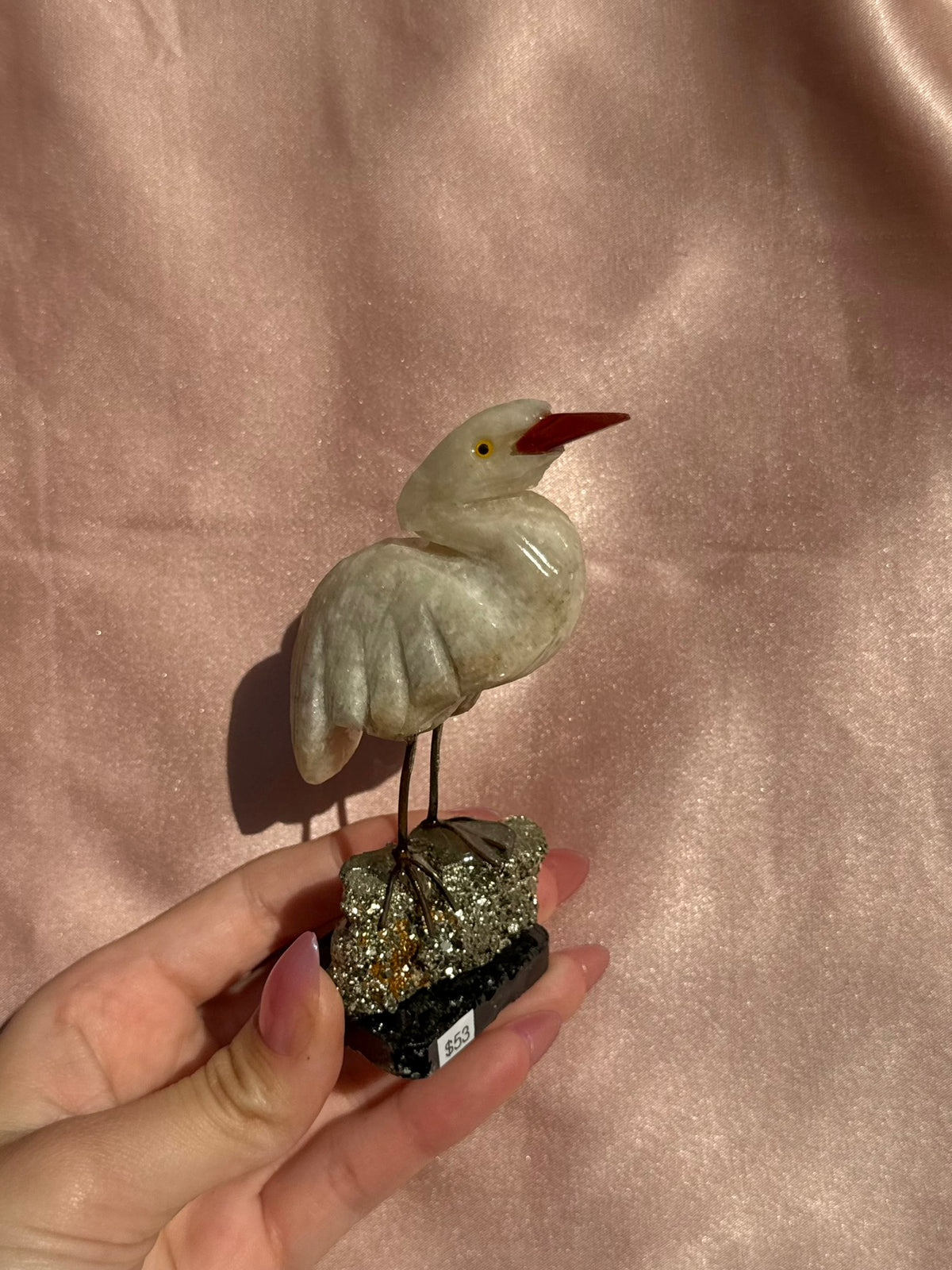 Egret Bird Carving