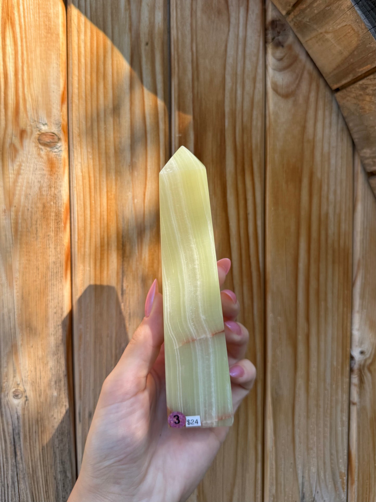 Small Green Onyx Tower (Opt 3)