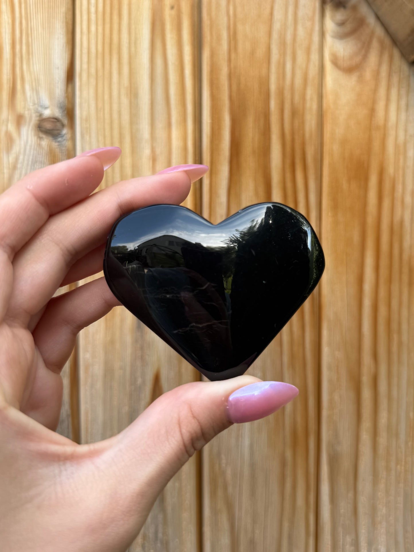 Druzy Onyx Heart (Opt 92)