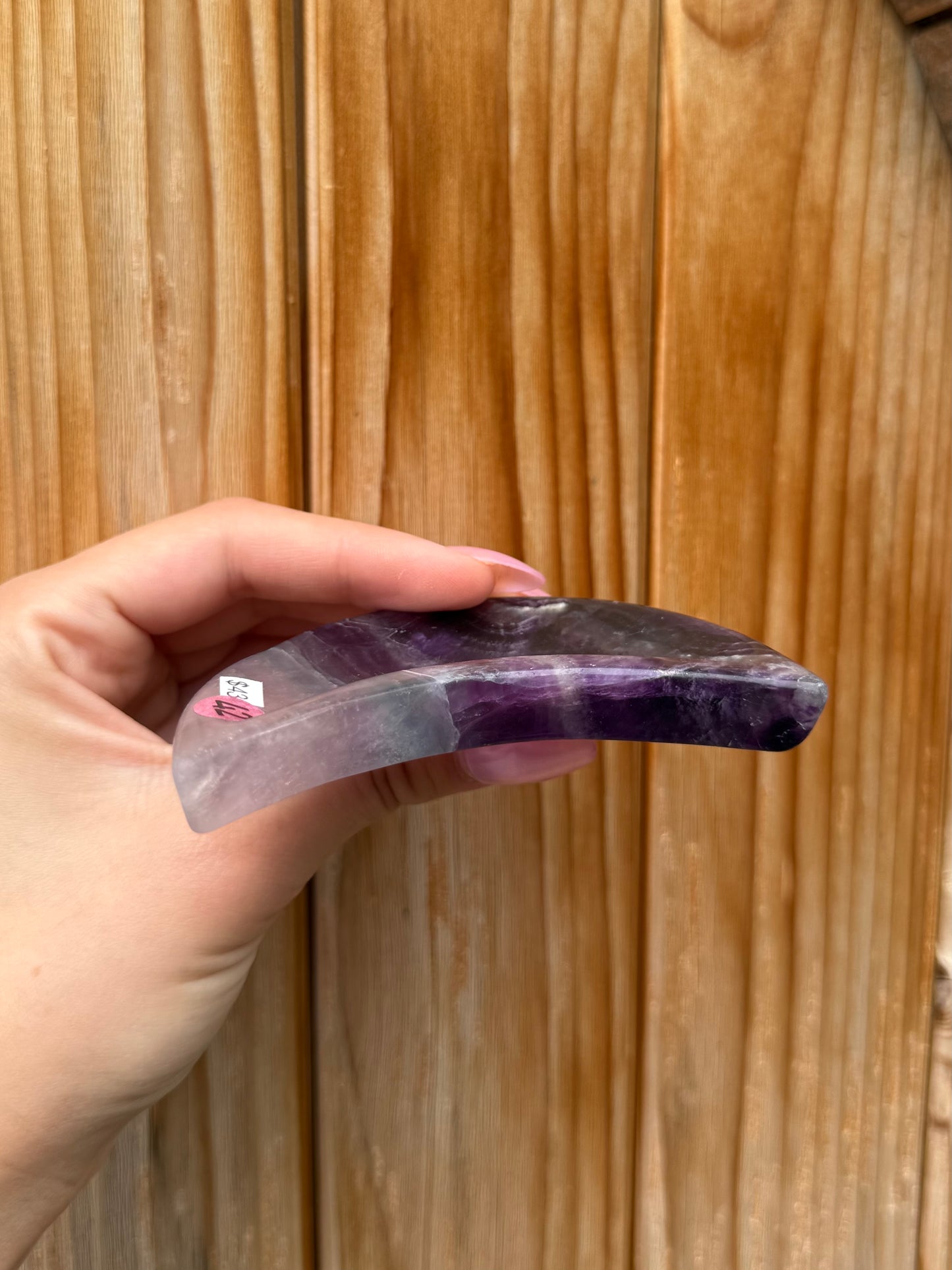 Rainbow Fluorite Moon Bowl (Opt 42)