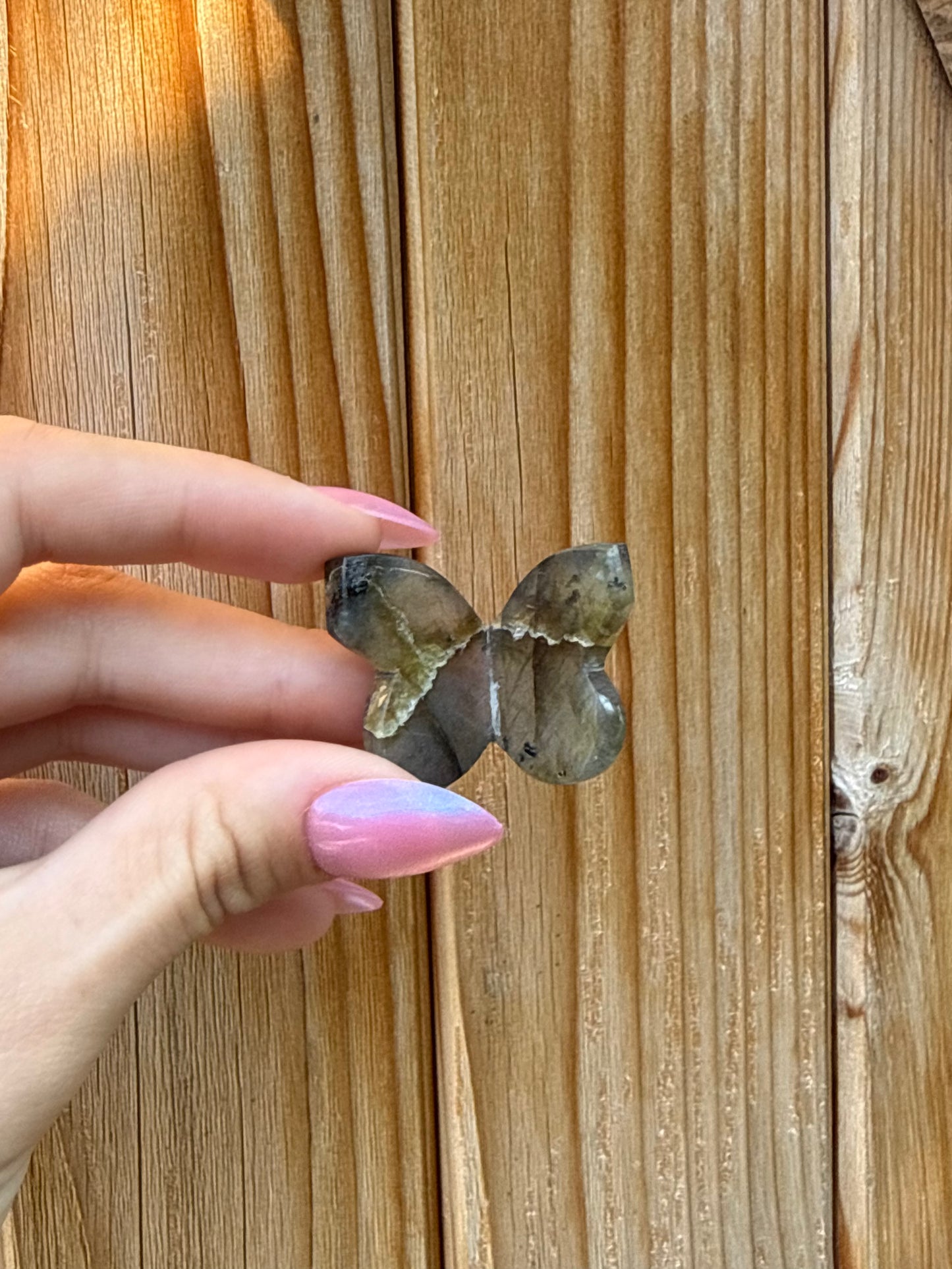Mini Labradorite Butterfly