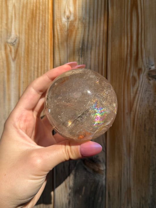 Smoky Quartz Sphere (Opt 81)