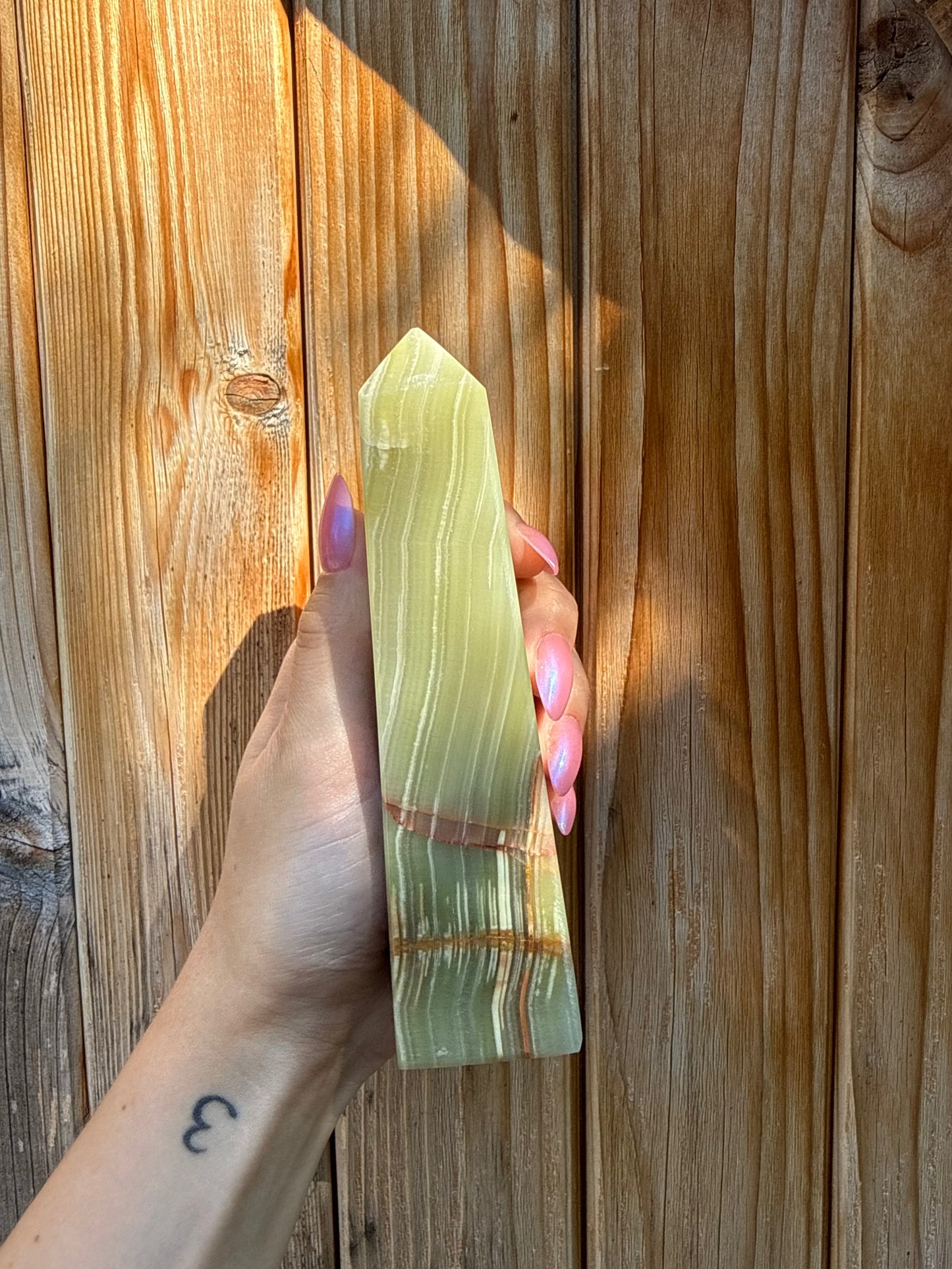 Small Green Onyx Tower (Opt 2)