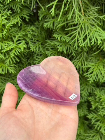 Rainbow Fluorite Heart Bowl