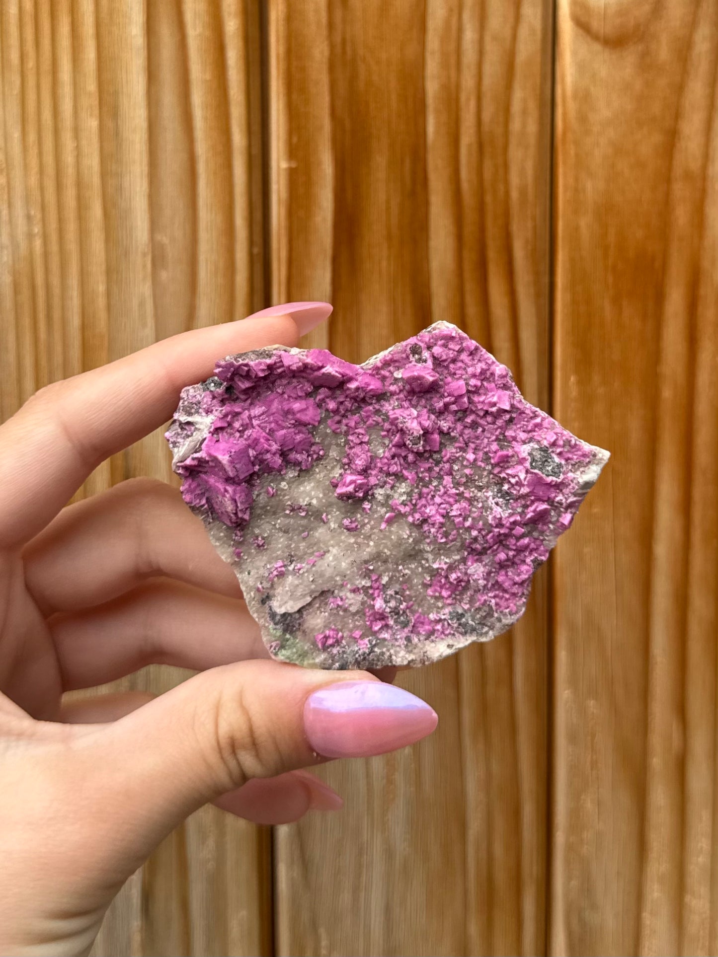 Cobalto Calcite Specimen With Malachite