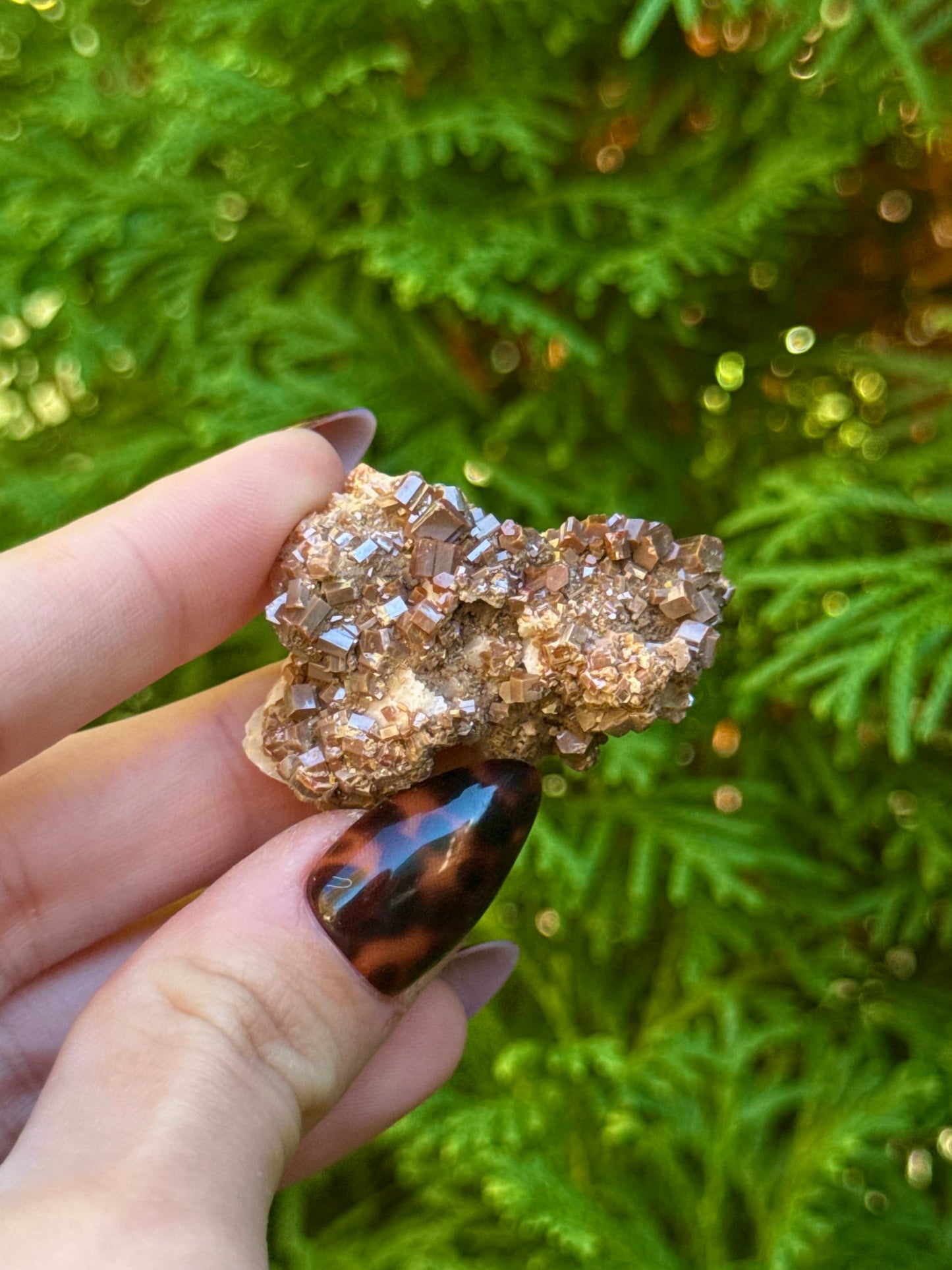 Vanadinite on Barite Specimen