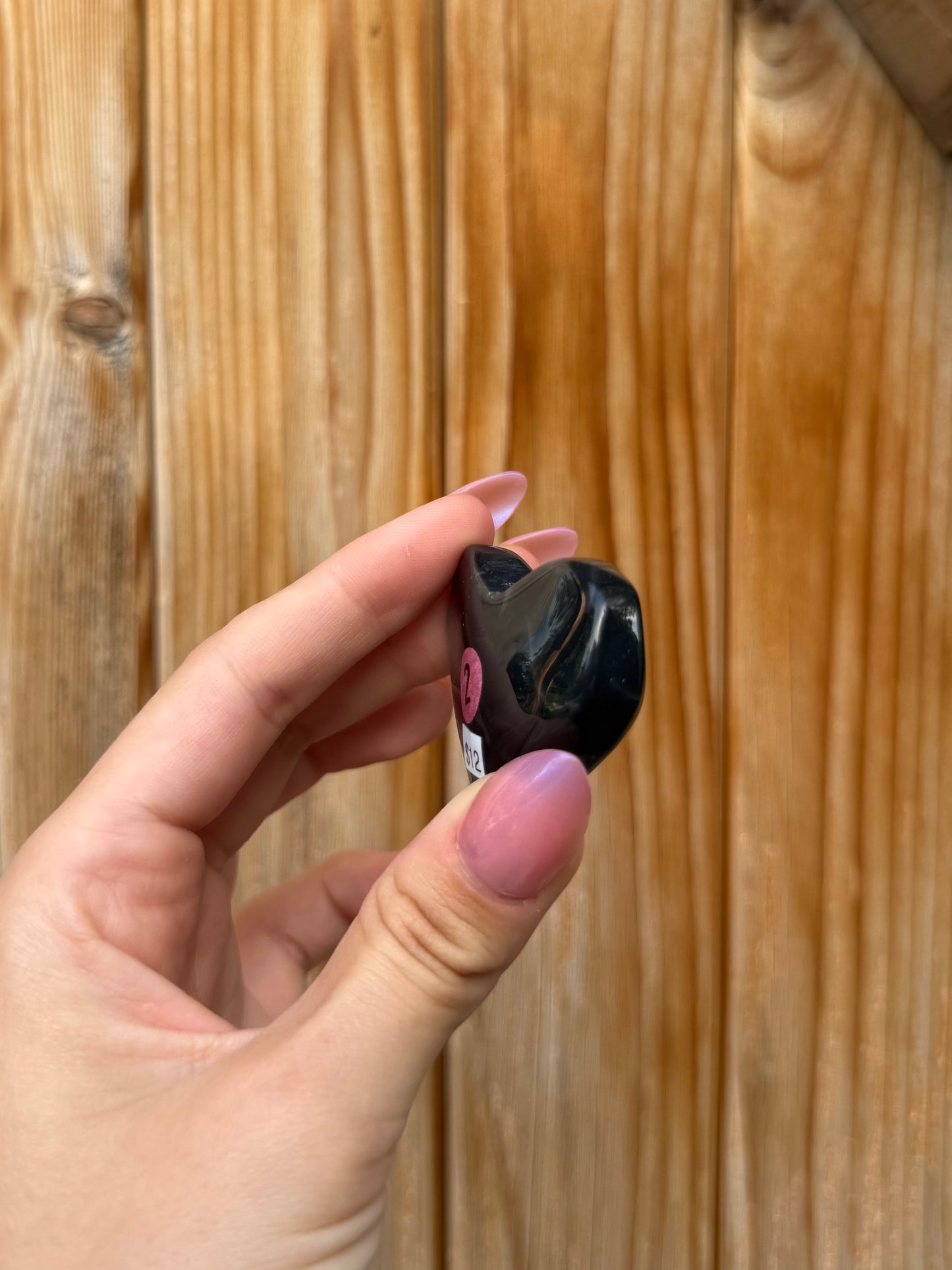 Druzy Onyx Heart (Opt 2)