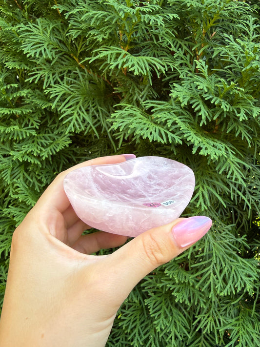 Rose Quartz Heart Bowl (Opt 24)