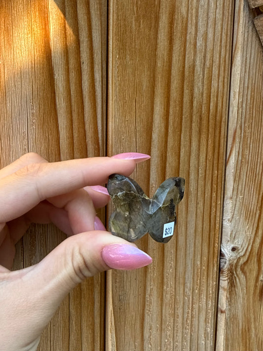 Mini Labradorite Butterfly