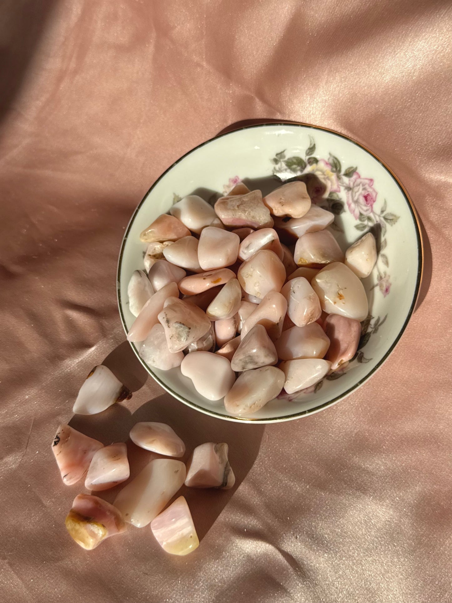 One Pink Opal Tumble