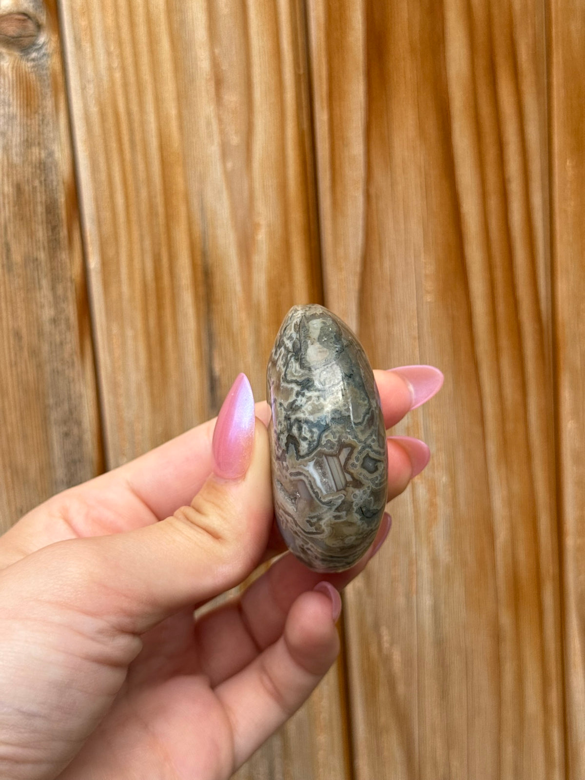 Moss Agate Mini Moon (Opt 90)