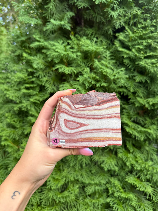 Rainbow Rhyolite Raw Slab (Opt 22)