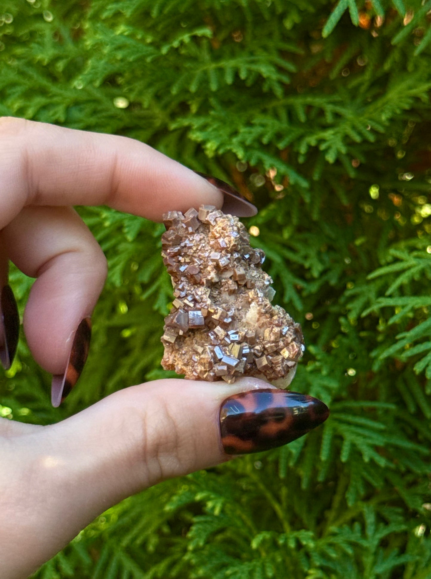 Vanadinite on Barite Specimen