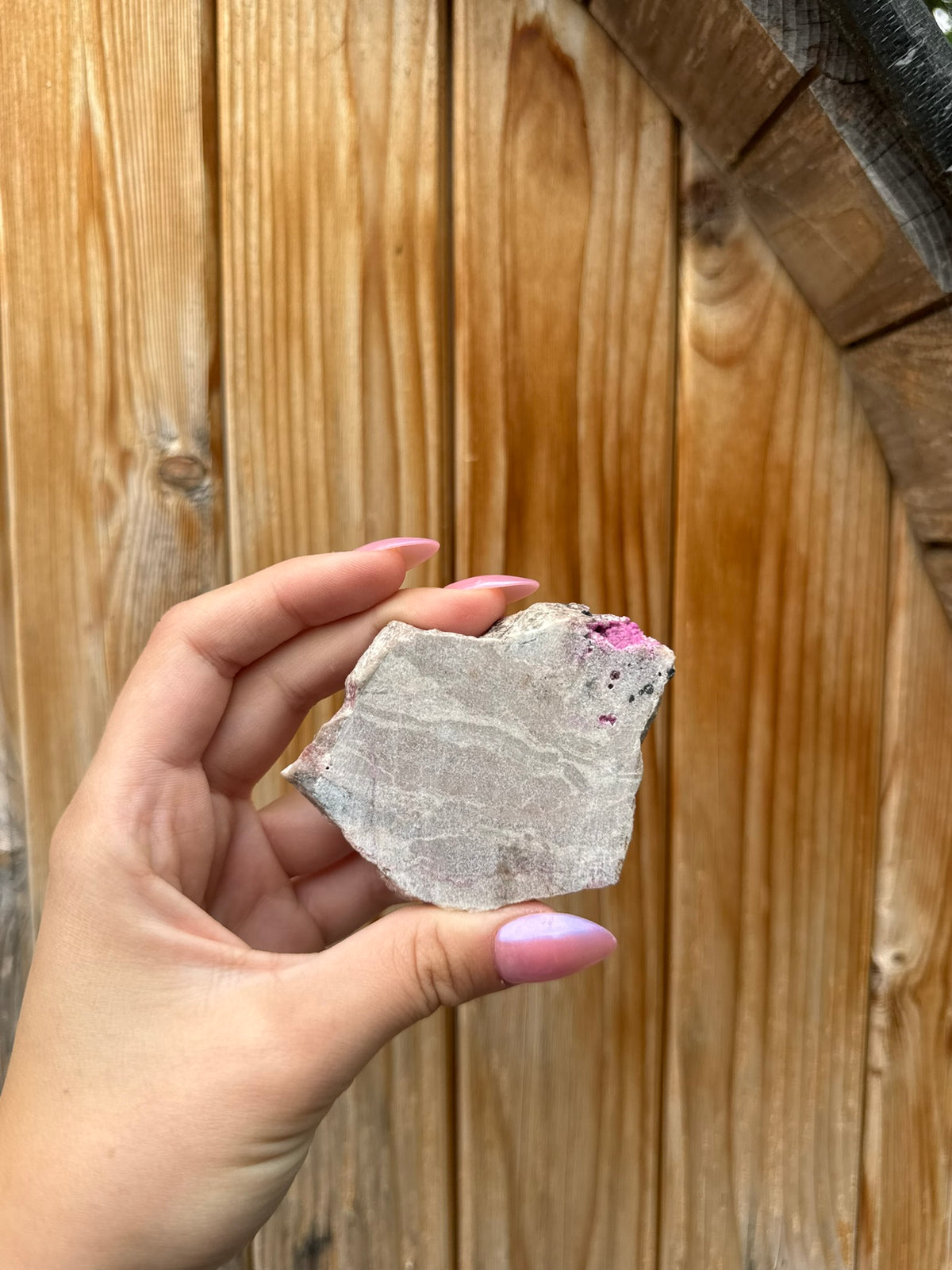 Cobalto Calcite Specimen With Malachite