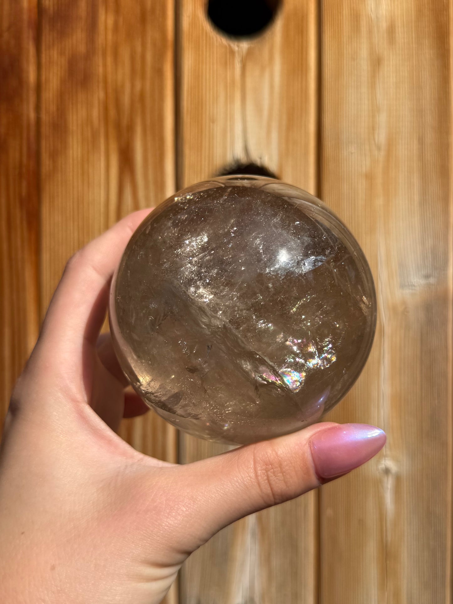 Smoky Quartz Sphere (Opt 82)