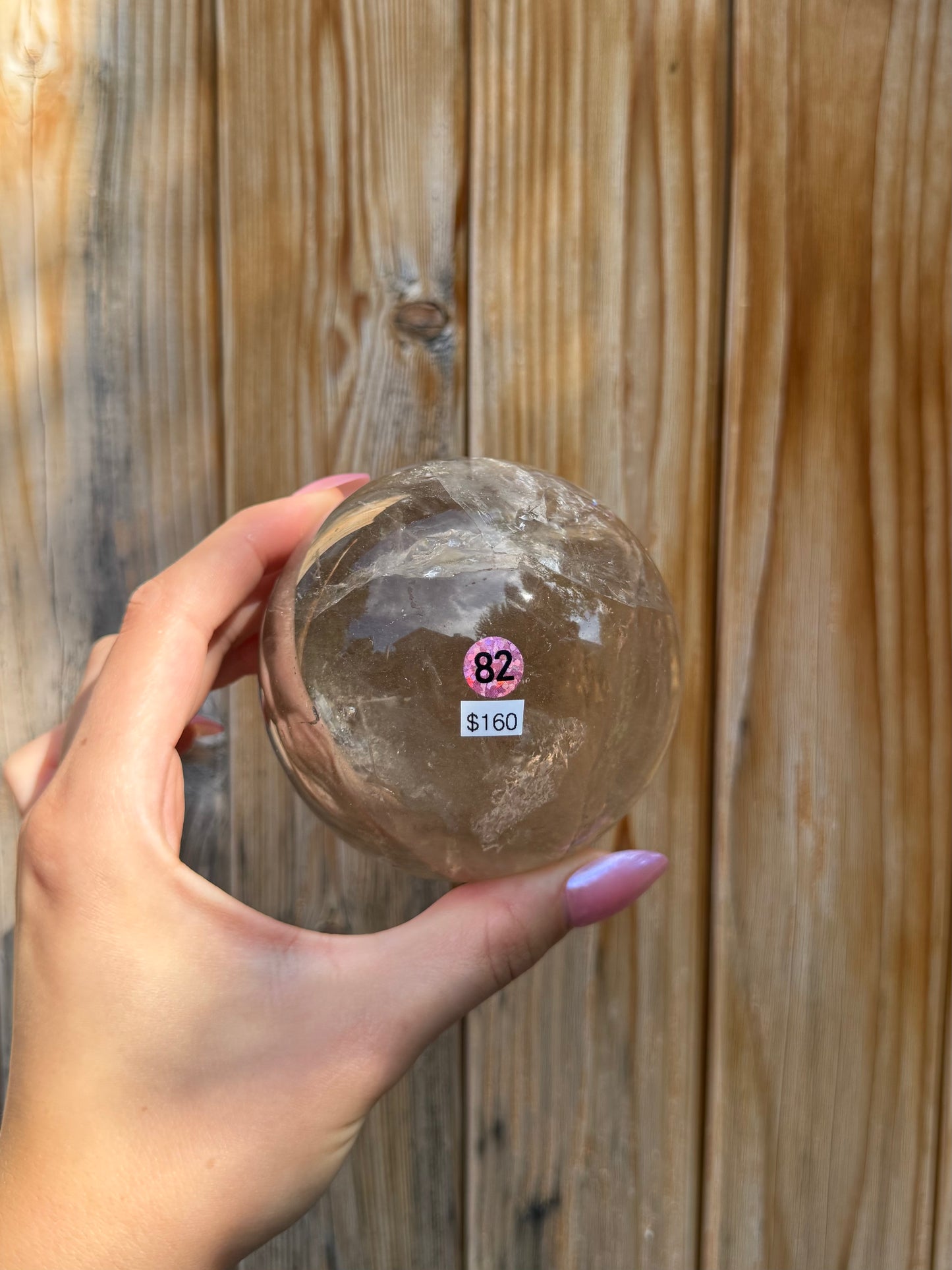 Smoky Quartz Sphere (Opt 82)