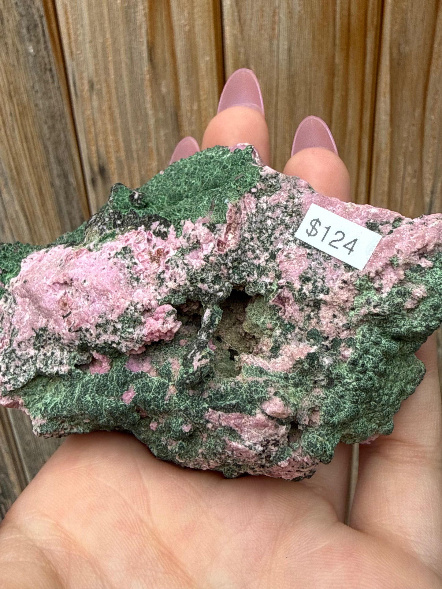 Cobalto Calcite Specimen With Malachite