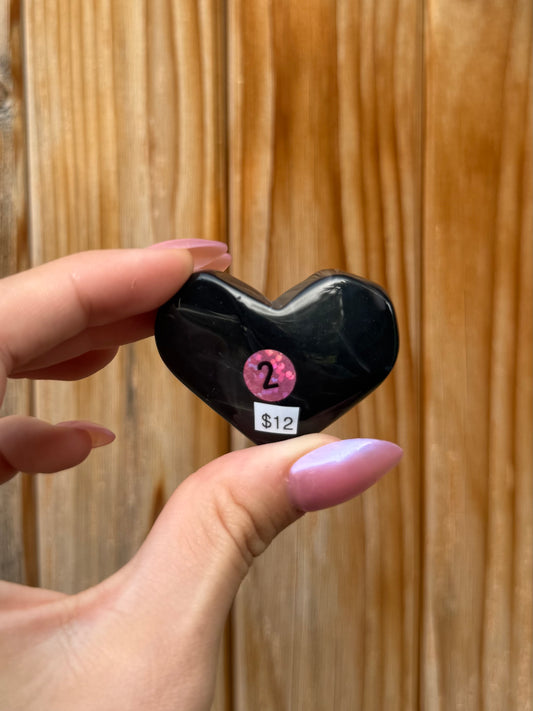 Druzy Onyx Heart (Opt 2)