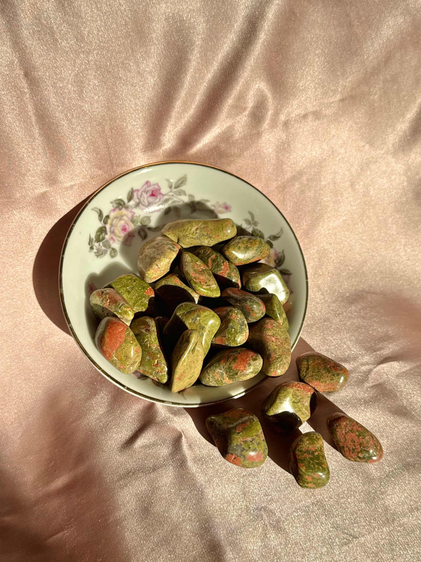 One Unakite Tumble