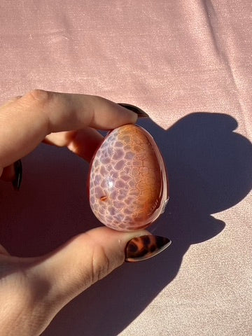Dragon Fire Agate Egg (Opt 17)