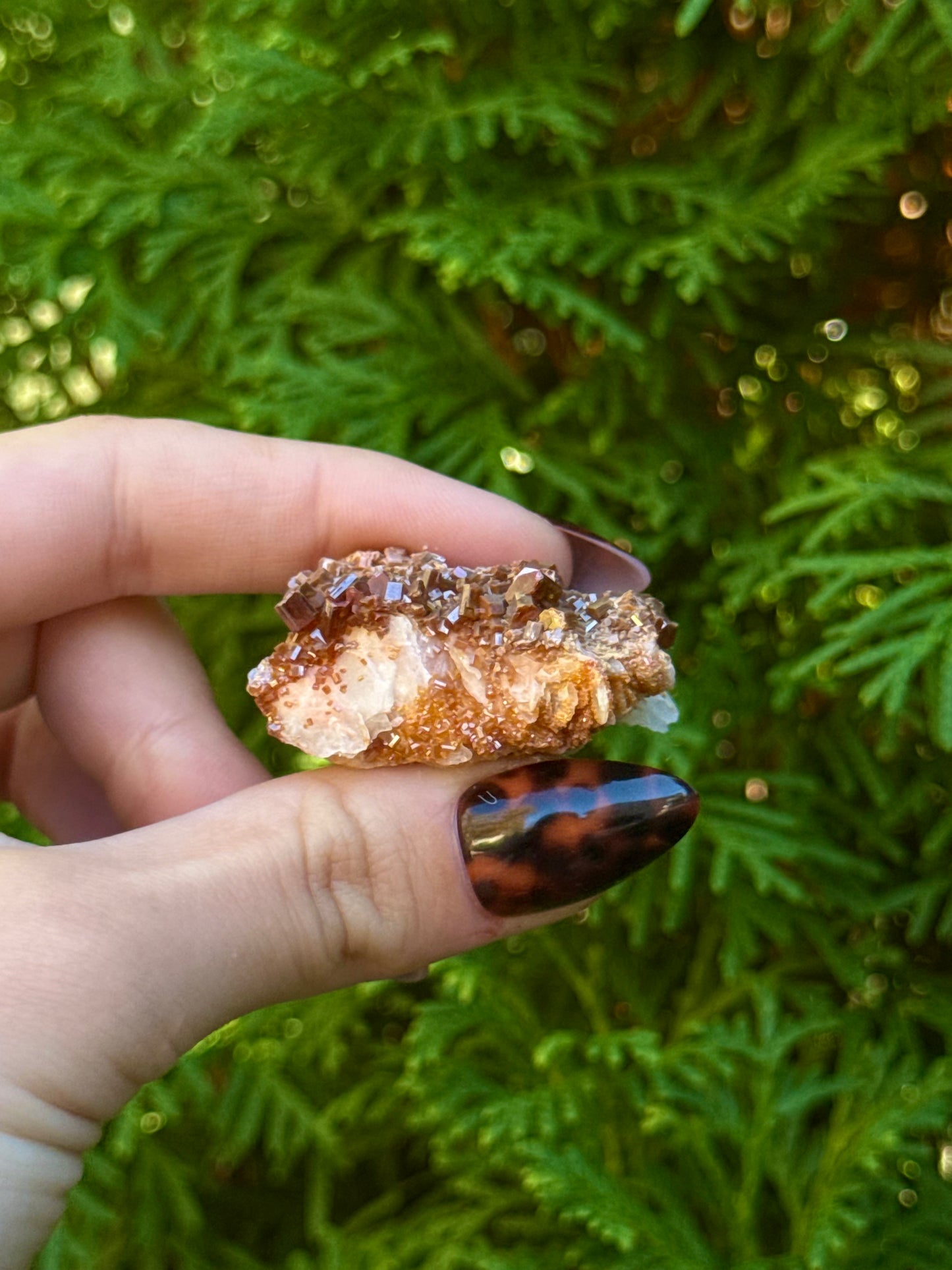 Vanadinite on Barite Specimen