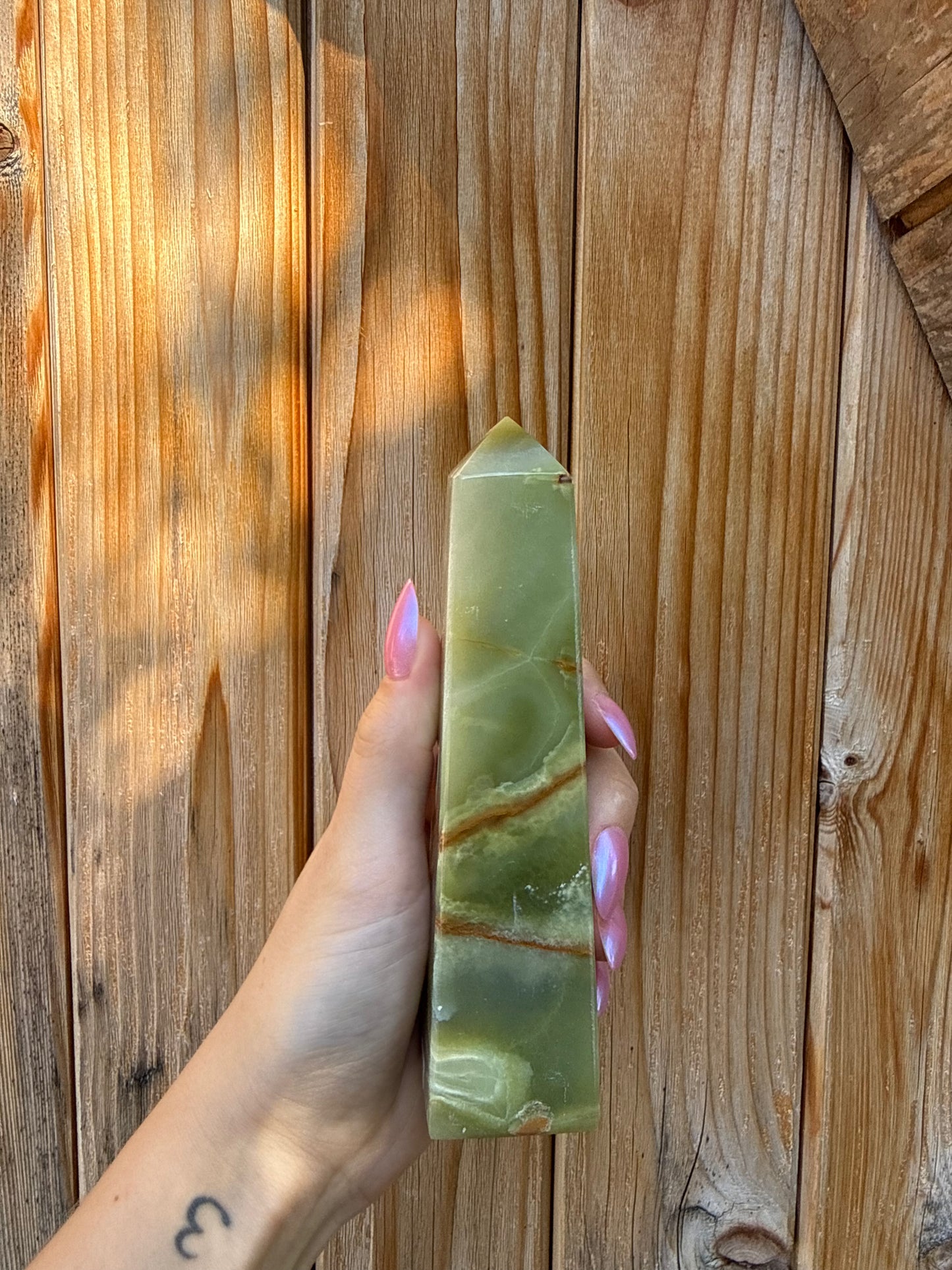 Small Green Onyx Tower (Opt 1)