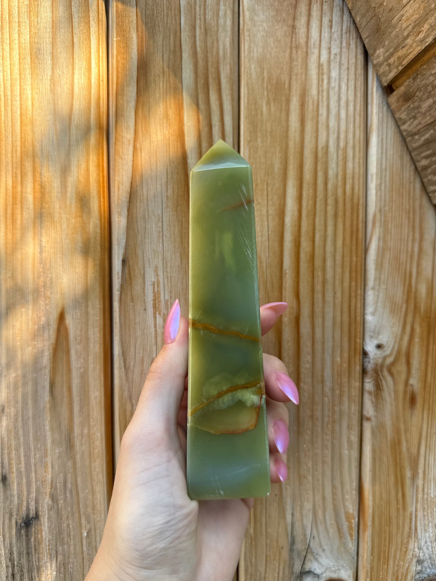 Small Green Onyx Tower (Opt 1)