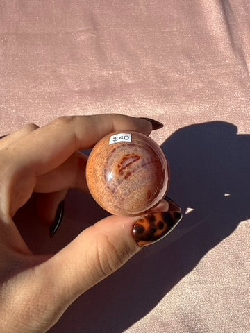 Dragon Fire Agate Egg (Opt 16)