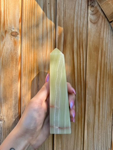 Small Green Onyx Tower (Opt 3)