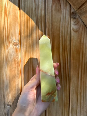 Small Green Onyx Tower (Opt 2)