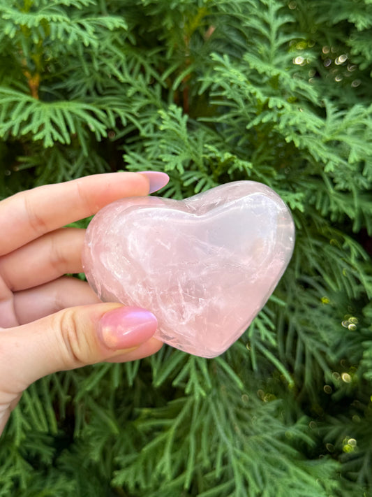 Rose Quartz Heart Bowl (Opt 25)