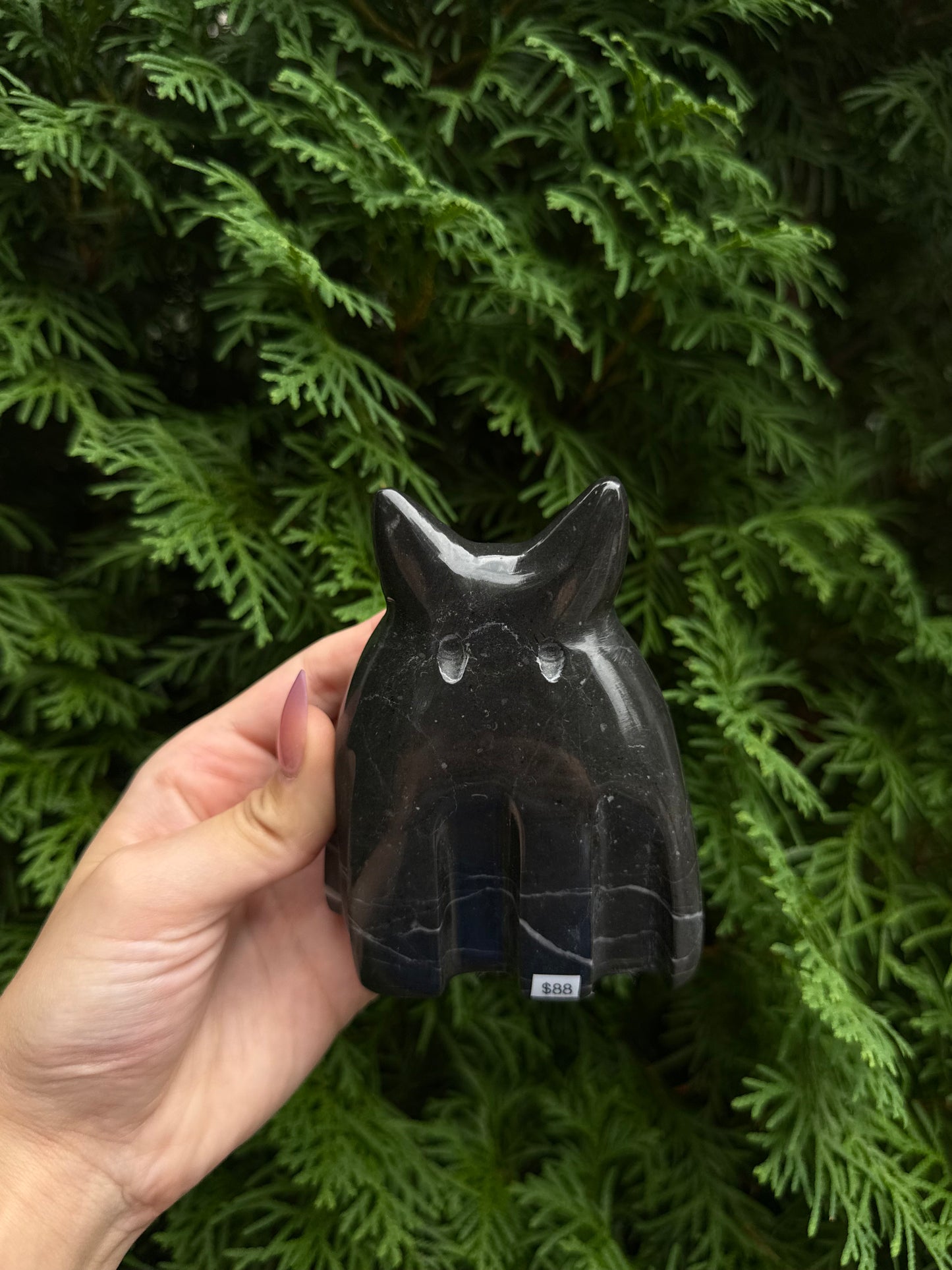 Black Marble Ghost Kitty