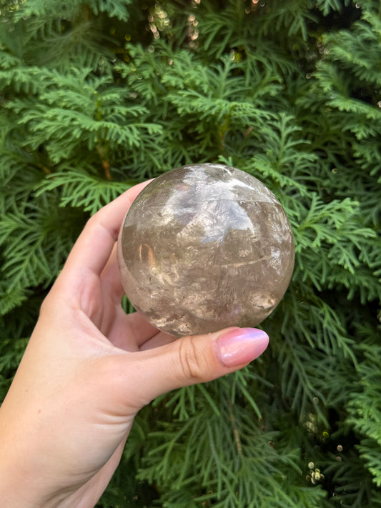 Smoky Quartz Sphere (Opt 82)