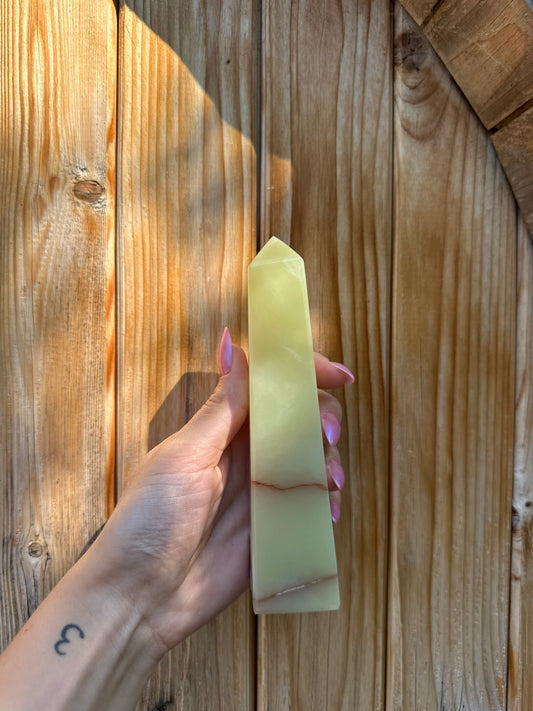 Small Green Onyx Tower (Opt 3)