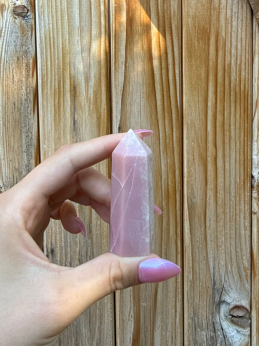Pink Opal Obelisk Mini Tower (Opt 10)