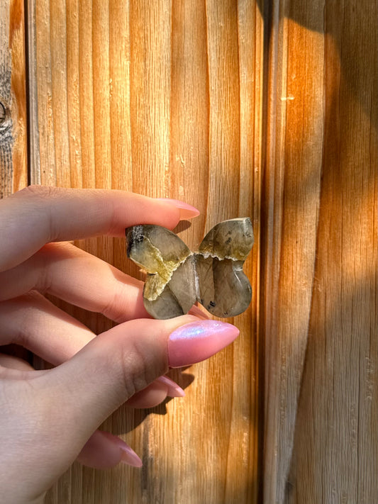 Mini Labradorite Butterfly
