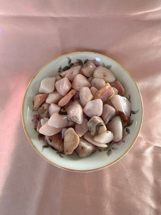 One Pink Opal Tumble