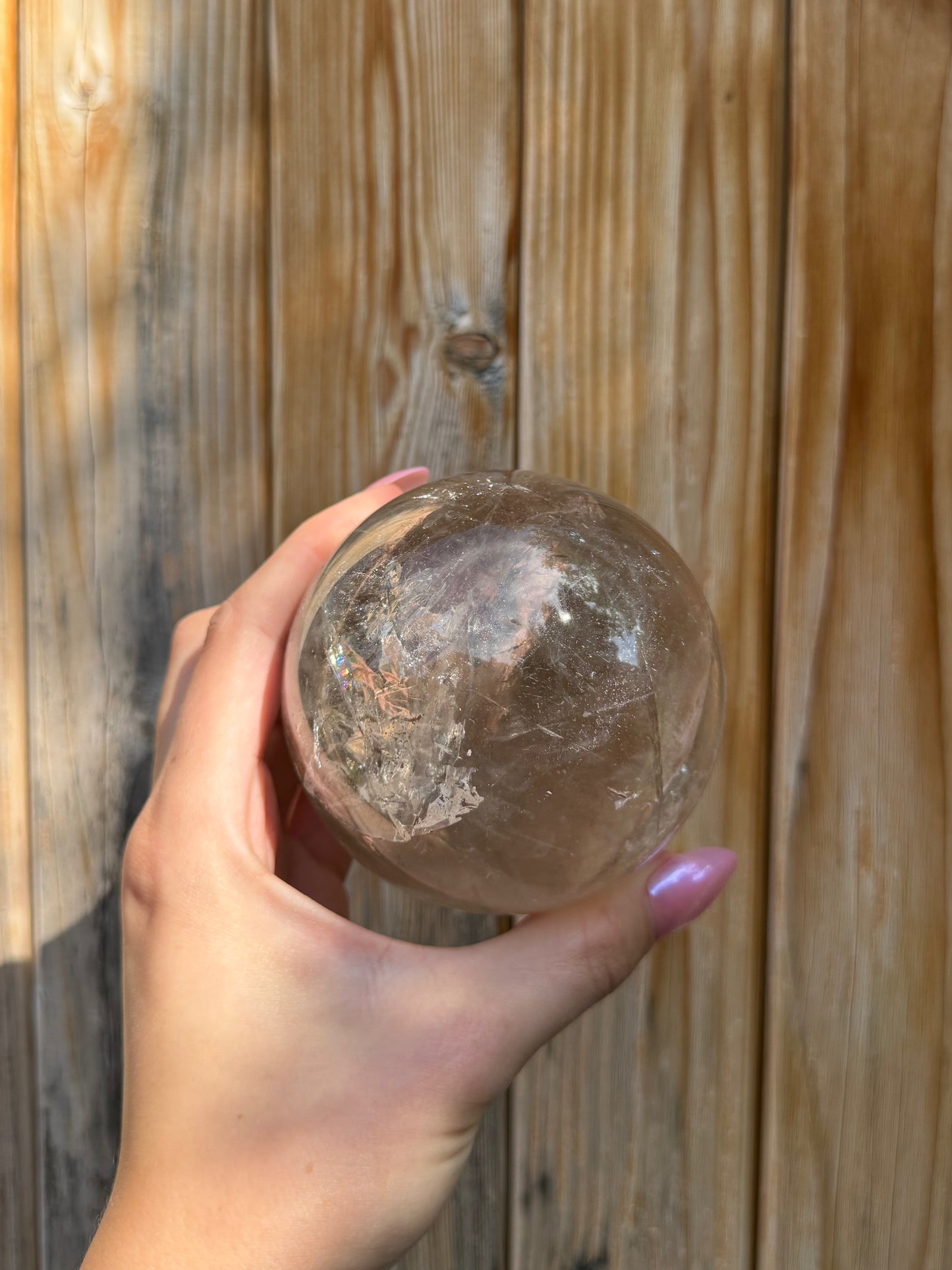 Smoky Quartz Sphere (Opt 82)