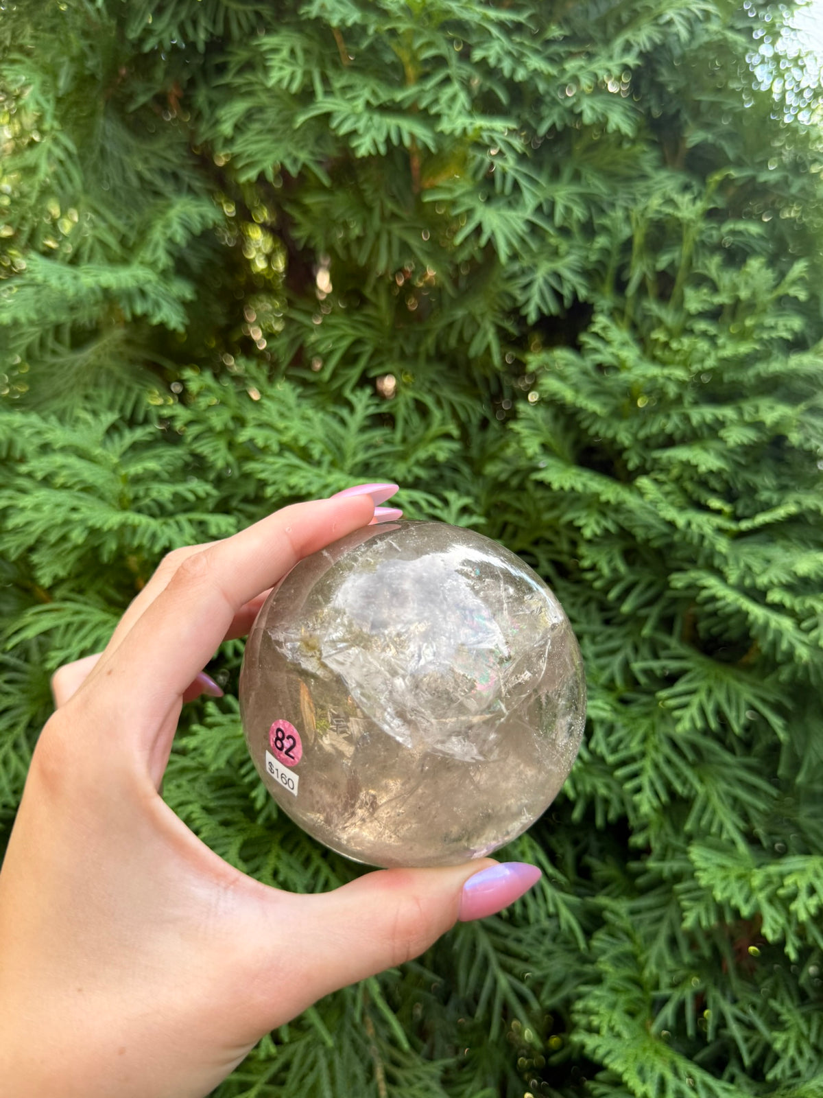 Smoky Quartz Sphere (Opt 82)