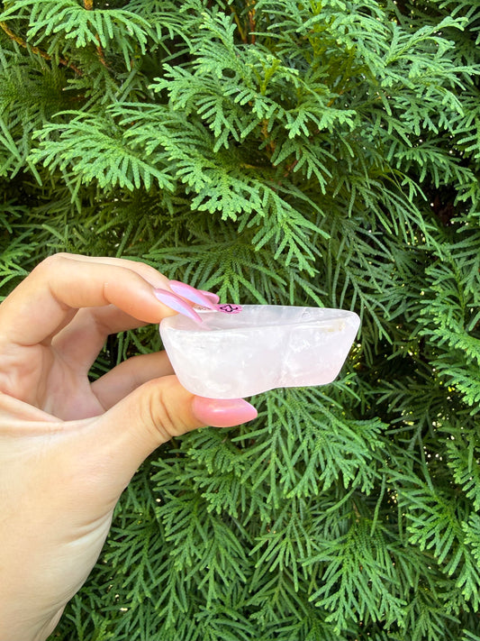 Rose Quartz Heart Bowl (Opt 23)